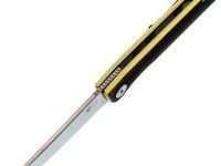 Складной нож Капрал Техно, сталь VG-10, рукоять G10 черно-желтый
