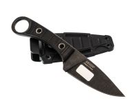 Шейный нож Крот, сталь AUS-8 SW черный, Кизляр