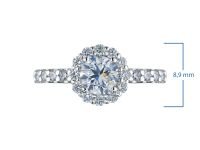 Кольцо из белого золота э0912кц06165300_white