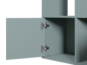 Стеллаж Кейн 2-75x149 Серо-зеленый
