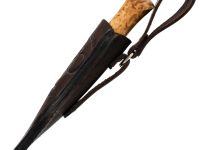 Нож Финский 4, сталь D2, карельская береза, кориан