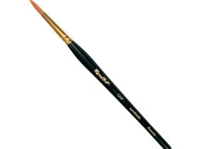 Кисть синтетика №6 круглая Roubloff "131F" фигурная короткая ручка