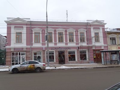 Дом А.С.Алина, где в 1916-1920 гг. жили Б.Д. Греков, А.А. Фридман