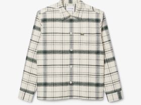 Мужская фланелевая рубашка-куртка Lacoste