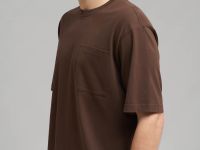 Футболка объемного кроя из джерси