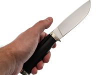 Охотничий нож Лесник, сталь Х12МФ, рукоять граб