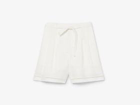 Женские шорты Lacoste из смеси льна