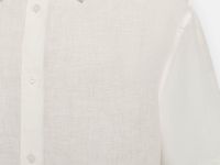 Рубашка изо льна с коротким рукавом