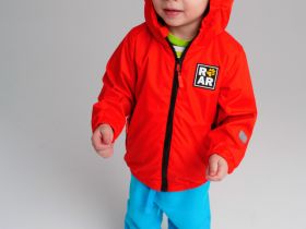 Куртка детская текстильная с полиуретановым покрытием для мальчиков (ветровка)