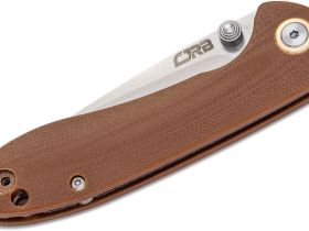Складной нож CJRB Small Feldspar, сталь D2, рукоять G10, коричневый