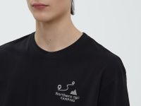 Футболка из хлопка с принтом