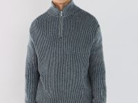 Джемпер с ангорой и шерстью, Серый