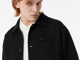 Мужская куртка Lacoste из смеси с овечьей шерстью