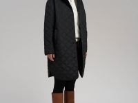 Стеганое пальто с искусственным утеплителем