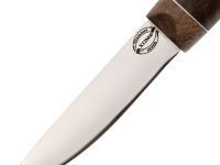 Нож Северный шейный, сталь Х12МФ, рукоять корень кавказского ореха