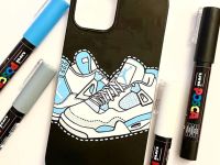 Набор маркеров POSCA PC-1M стандартные цвета 6 шт