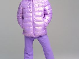 Куртка текстильная с полиуретановым покрытием для девочек