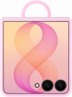 Чехол Samsung Silicone Ring Magnet Case Samsung Galaxy Z Flip8 розовый