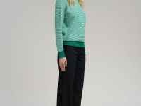 Джемпер полуприлегающего кроя с хлопком