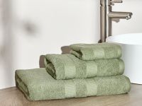 Полотенце махровое Bettino, зеленое