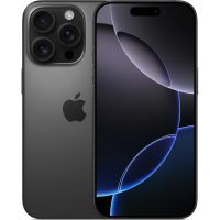 Смартфон Apple iPhone 16 Pro 128 ГБ «Чёрный титан» (nanoSIM+nanoSIM, без RuStore)