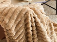 Плед Righe, бежевый