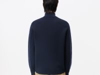 Мужской шерстяной свитер Lacoste на молнии