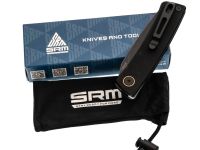 Складной нож SRM Air, сталь 14C28N, рукоять G10, черный