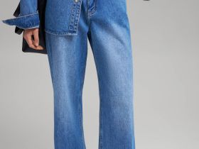 Джинсы прямого кроя