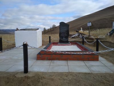 Братская могила партизан, павших в бою с белогвардейцами в январе 1920 г.