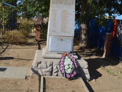 Братская могила советских воинов, погибших в период Сталинградской битвы