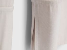 Прямые брюки с лампасами, Бежевый