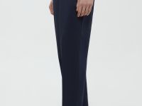 Брюки из хлопка полуприлегающего силуэта