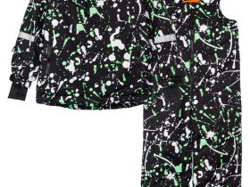 Комплект текстильный с полиуретановым покрытием для мальчиков: куртка, полукомбинезон