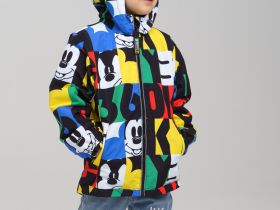 Ветровка из мембранной ткани, на флисе для мальчика