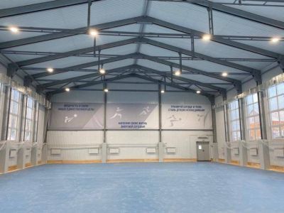 Для Алданской городской гимназии построили новый спортивный зал