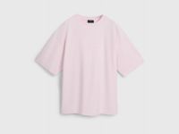 Футболка оверсайз с вышивкой, Розовый