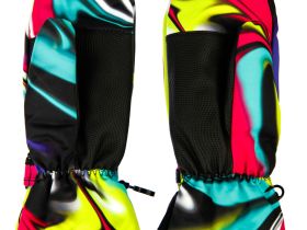 Варежки текстильные для девочек