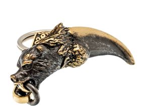 Брелок Коготь Медведя, бронза