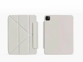 Чехол-книжка WIWU Smart Folio для Apple iPad Pro 13 (2024) (полиуретан с подставкой) (Wi-004) (серый)