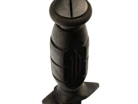 Армейский нож Разведчика Вишня, сталь 65Г, резина