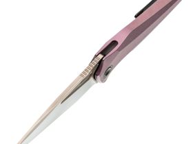 Складной нож TUOTOWN Magpie, сталь M390, рукоять Crystal Titanium Purple