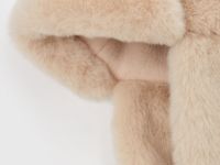 Шапка-ушанка из искусственного меха, Бежевый