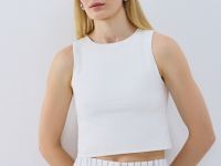 Укороченный топ, Белый