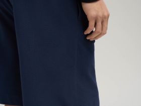 Свободные шорты из хлопка пике