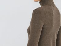 Базовая водолазка, Коричневый