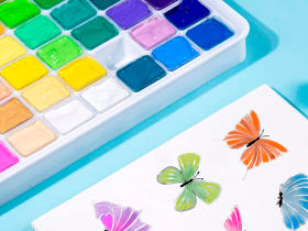 Гуашь HIMI 30 мл, №022 оранжевый