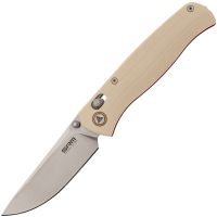 Складной нож SRM Medal 255L-GT2, сталь 10Cr15CoMoV, складной туристический, рукоять G10 ivory