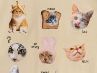 Футболка с принтом для девочек, Желтый