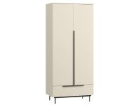 Распашной шкаф Квелен 2-96x220 Светло-бежевый
